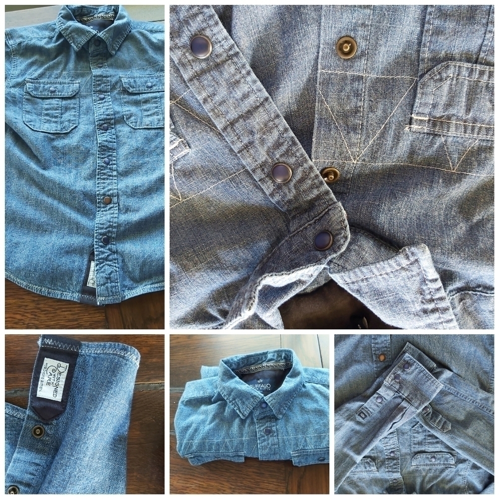 BUFFALO -David Bitton JEAN SHIRT/B3